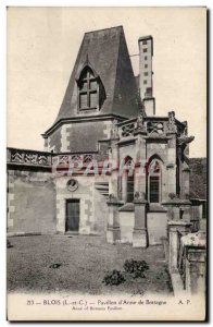 Old Postcard Blois Pavilion Anne of Brittany