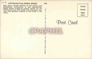 'Postcard Modern Metropolitan Opera House New York''s newest addition to the ...