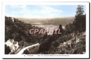 Old Postcard Avallon Cousin View the Reche and beis Morvan