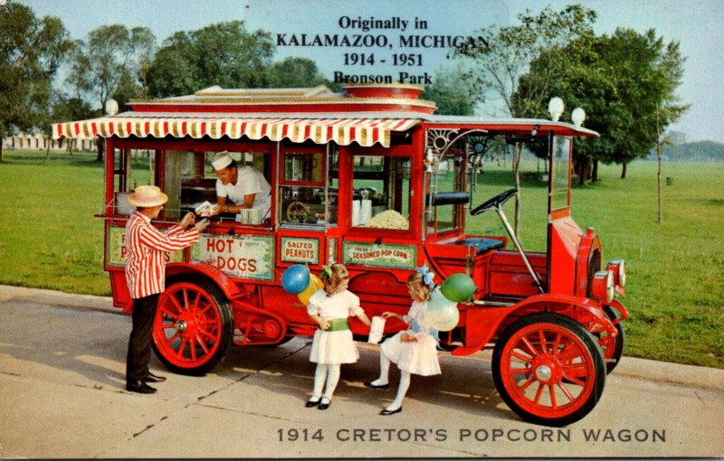 1914 Cretor's Popcorn Wagon Museum Of Automobiles Morilton Arkansas 1988