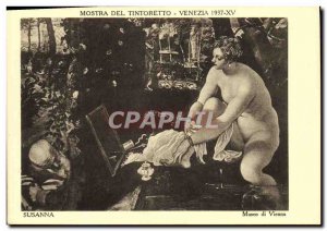 Old Postcard Mostra Del Tintoretto Venezia Susanna