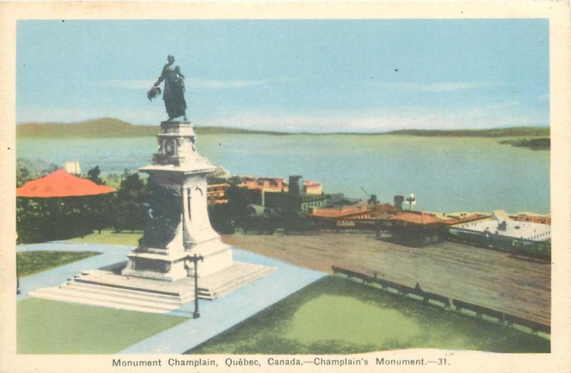 Champlain`s Monument Quebec canada