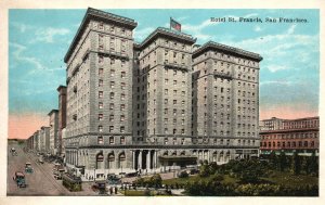 Vintage Postcard 192 Hotel St. Francis San Francisco California E. C. Kropp Pub.