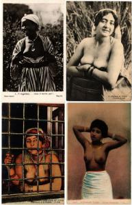 ETHNIC NUS AFRIQUE NUDES AFRICA RISQUE EROTIC 60 CPA pre-1940 (L2820)