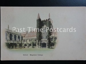 c1903 Oxford: MAGDALEN COLLEGE - Undivided Back