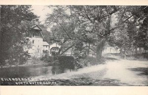 North Water Gap Pennsylvania Eilenberger's Mills B/W Photo Print Postcard U5641