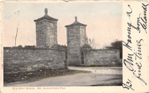 Old City Gates St Augustine, Florida Postcard