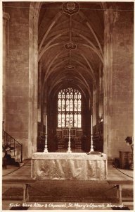 br108806 nave altar and chancel st marys church warwick uk