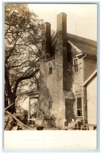 c1920's Palmer Marsh Colonial  House Bath North Carolina NC RPPC Photo Postcard