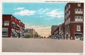 17063 Steele Street Looking South, Sanford, North Carolina 1929 RPO Cancel