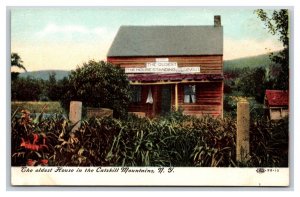 Oldest House in Catskill Mountains New York NY UNP DB Postcard P25