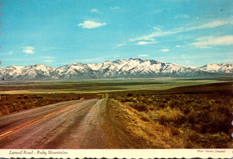 Nevada Ruby Mountains Lamoil Road 1971