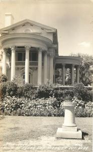 Nebraska City~Sundial @ Gardner Home of Arbor Day~Real Photo Postcard c1934