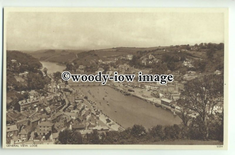 tp9336 - Cornwall - An Early General View of  Looe, from the Cliffs - postcard 