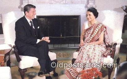 India's Prime Minister Ronald Regan 40th USA President Unused 