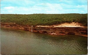 Pictured Rocks Region National Lakeshore Park Lake Superior Munising Mi Postcard 