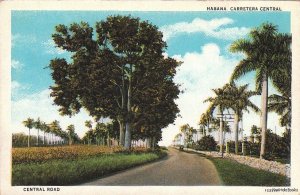 Postcard Carretera Central Central Road Habana Cuba