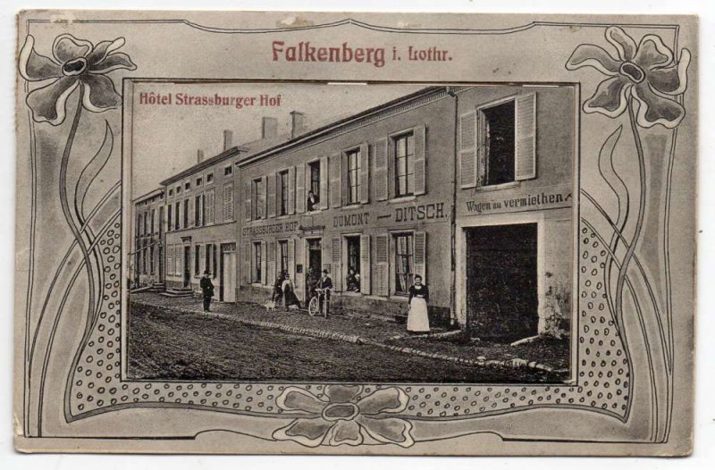 Falkenberg France Fold Out Novelty Street Scene Vintage Postcard JJ658860