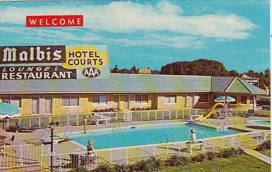 Alabama Mobile Malbis Hotel Courts With Pool