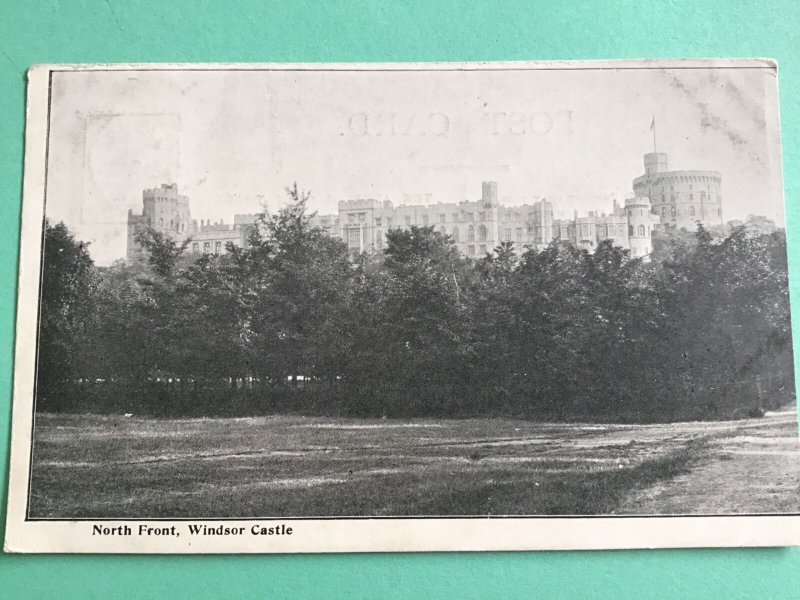 U.K. North Front Windsor Castle 1905 Vintage Postcard R44643 