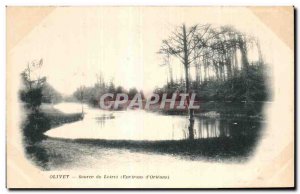 Old Postcard Olivet Loiret Source (Surroundings of Orleans)