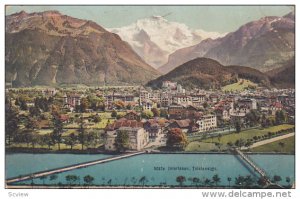 INTERLAKEN, Switzerland, PU-1909; Tolalansicht, Panoramic View