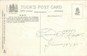 R.E.P.  MONOPLANE TUCK Aviation Series 1911 Embossed    Postcard