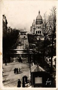 CPA Paris 18e Basilique du Sacré Coeur et Funiculaire de Montmartre (284046)