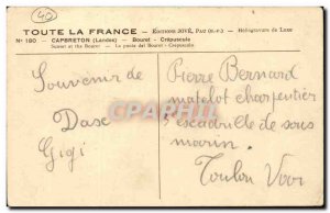 Capbreton Old Postcard Bouret Crepuscule