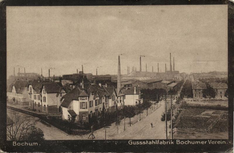 Bochum Gussstahlfabrik Bochumer Verein 1910s Ak Hippostcard