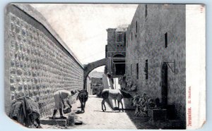 JERUSALEM II Station ISRAEL Postcard