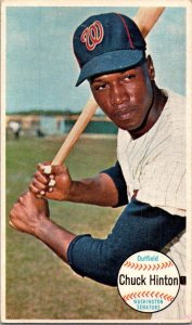 1964 Topps Baseball Card Chuck Hinton Washington Senators sk0572a