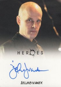 Zeljko Ivanek Heroes Hand Signed TV Show Autograph Card