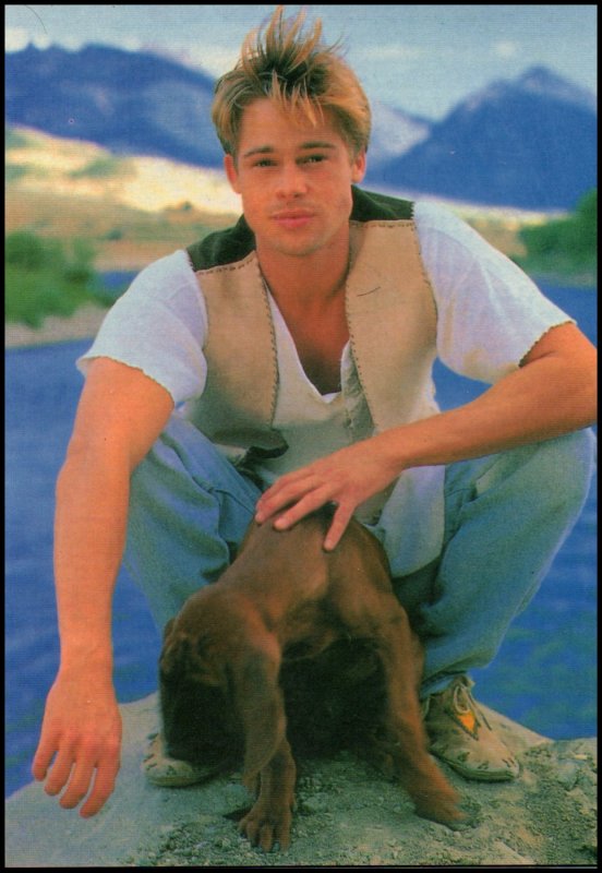 Movie Star Post card - Brad Pitt (2), unused