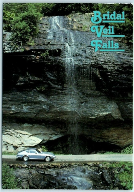 Postcard - Bridal Veil Falls, Highlands, North Carolina 