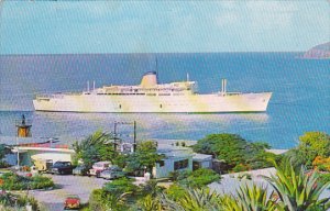 St Thomas M/S Victoria Entering Harbor