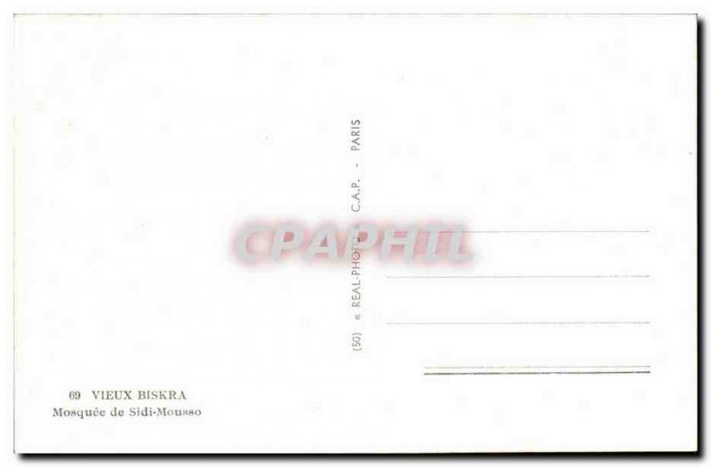 Constantine - Old Biskra - Mosque of Sidi Mousso - Old Postcard