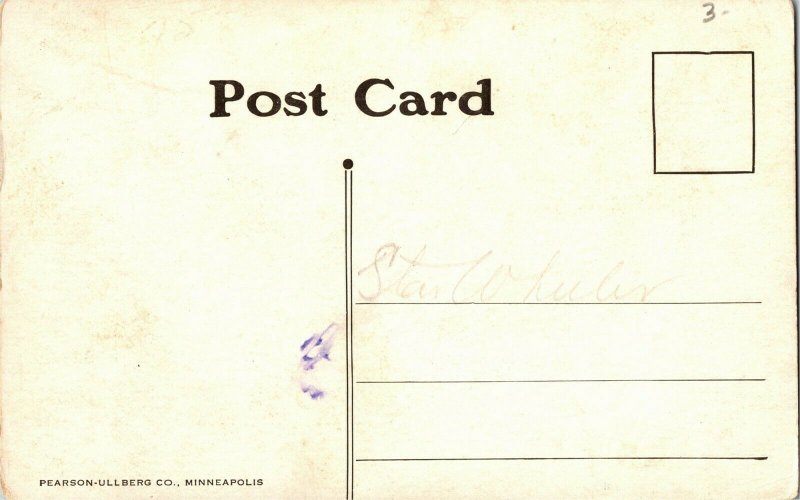 Early City Hall in Cedar Rapids IA Vintage Postcard E40