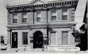 BATH, PA Pennsylvania  1ST  NATIONAL BANK  of BATH   1943    Postcard