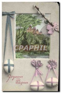 Old Postcard Happy Easter