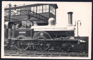 LONDON NORTHWESTERN Railroad Locomotive ENGINEER RPPC unused