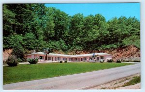 TOPTON, North Carolina NC ~ Roadside MOTEL TOPTON Cherokee County 1965 Postcard
