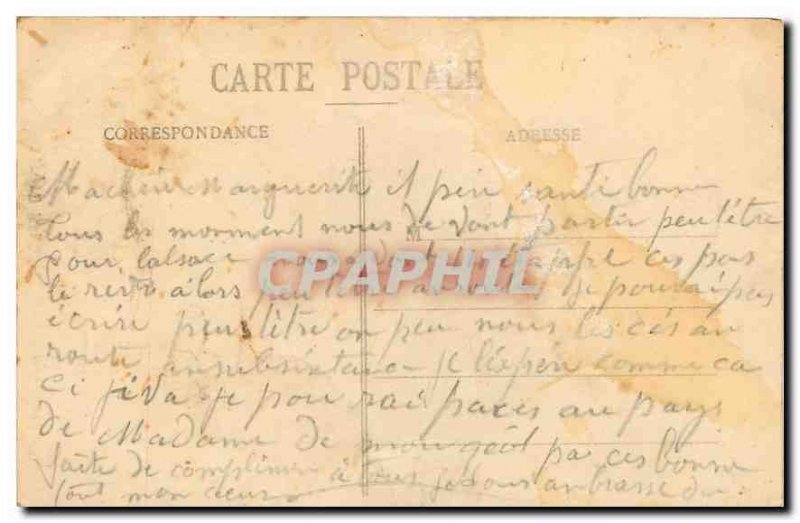 Old Postcard Sezanne Marne Church