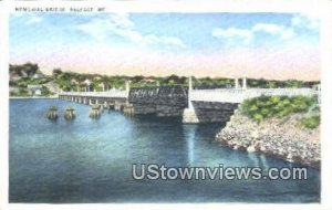 Memorial Bridge in Belfast, Maine