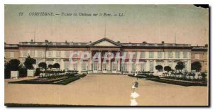 Old Postcard Compiegne Facade of the Chateau on the Park