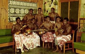 fiji islands, NADI, International Airport, Skylodge Band (1960s) Curteich 1100