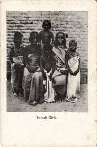 PC ADEN SOMALI GIRLS ETHNIC TYPES YEMEN (a31947)