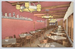Miller Brewing Company Inn~Stein Room~Milwaukee WI~EC Kropp~Vintage Postcard