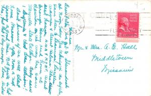 C18/ Shenandoah Iowa Ia Real Photo RPPC Postcard 1953 Earl May Gardens Cook 