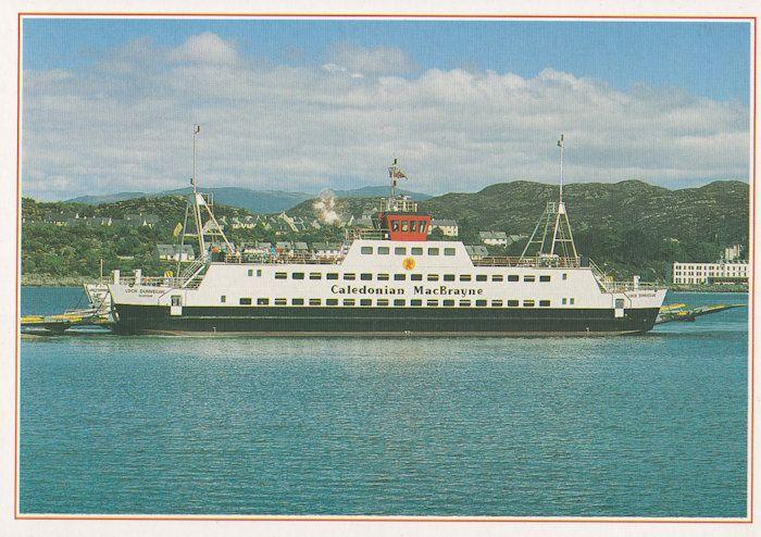 Loch Dunvegan Ship at Isle Of Skye Postcard